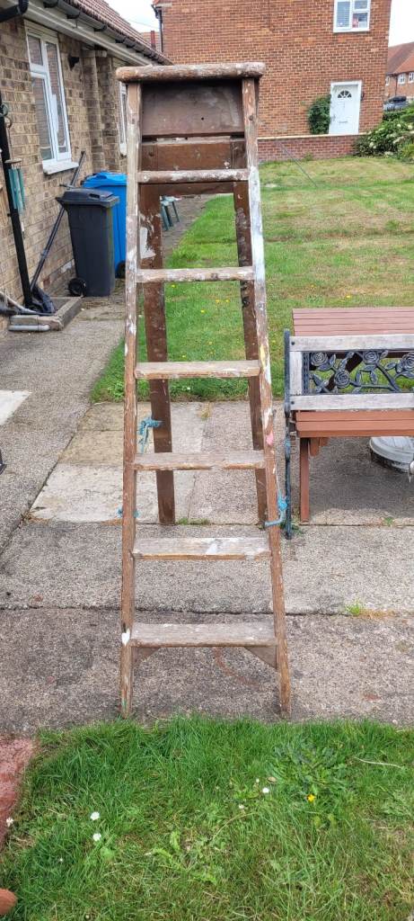 Vintage Wooden ladders