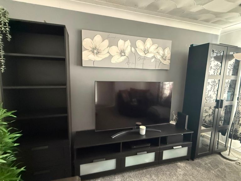 3 IKEA TV unit and display cabinets