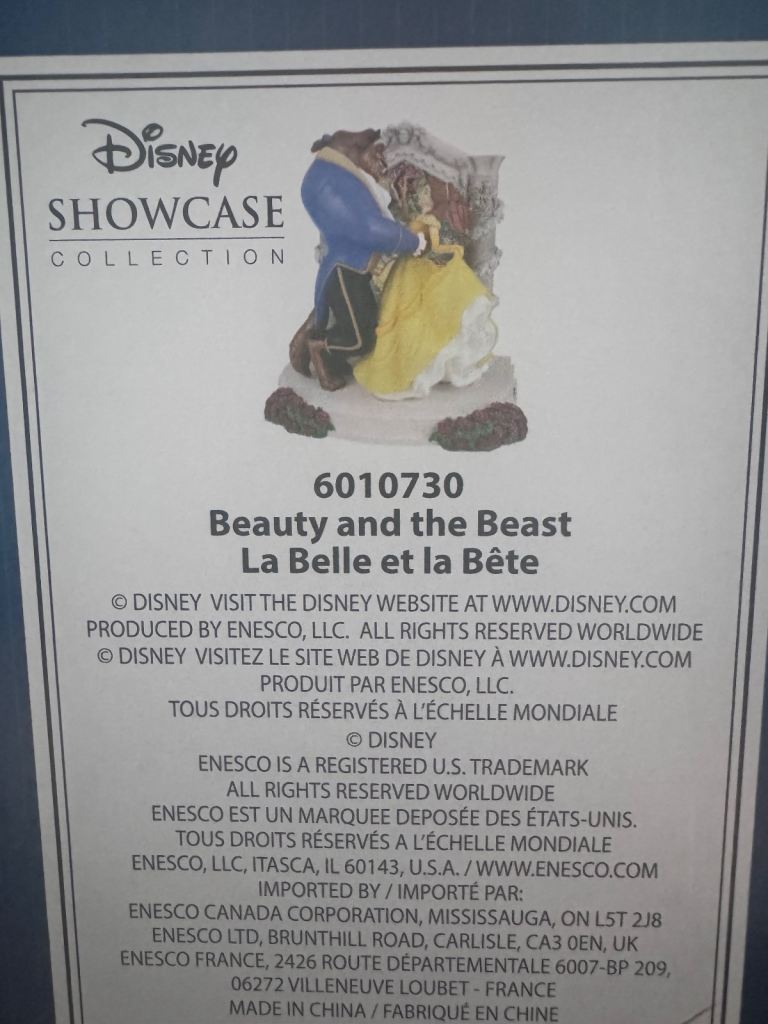 Enesco Disney Showcase Beauty and The Beast Belle Dancing Lit Figurine #6010730