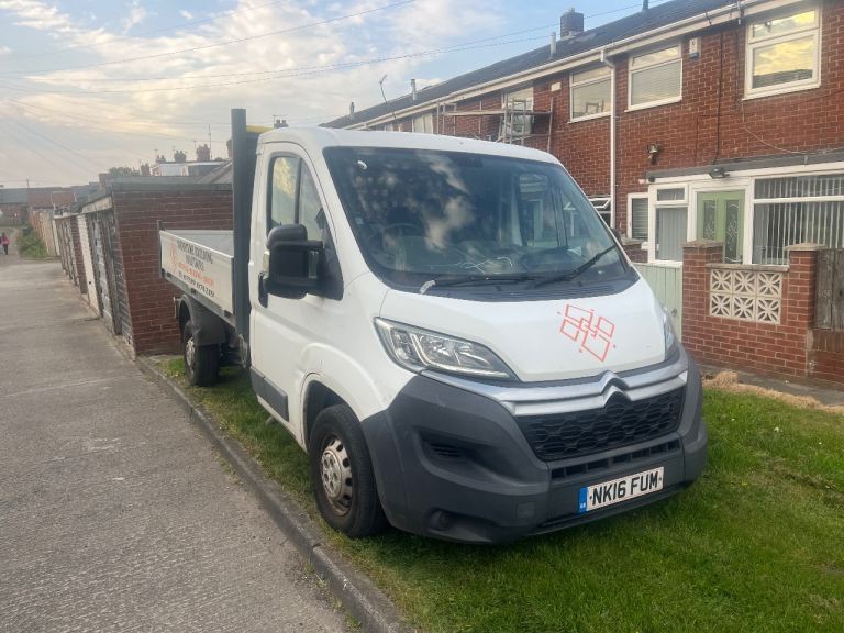 Citroen relay dropside tipper flatbed van