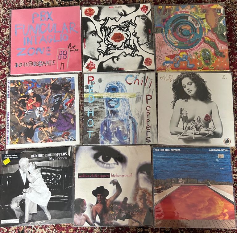Red Hot Chili Peppers Records Vinyl Collection