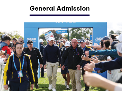 Irish Open Amgem tickets. 1 Adult. 1 Youth (13-17) for Friday and/or Saturday. 