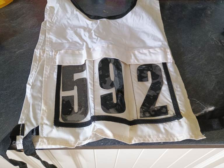 Race bib for race number