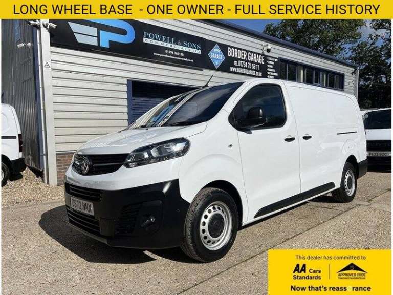 2022 Vauxhall Vivaro 2900 1.5d 100PS Dynamic H1 Van PANEL VAN DIESEL Manual
