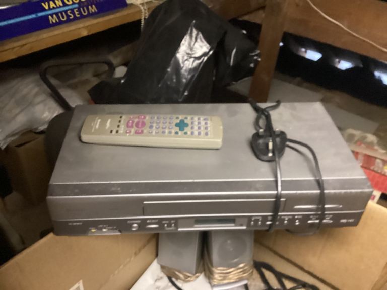 Sharp VHS video plus + with remote