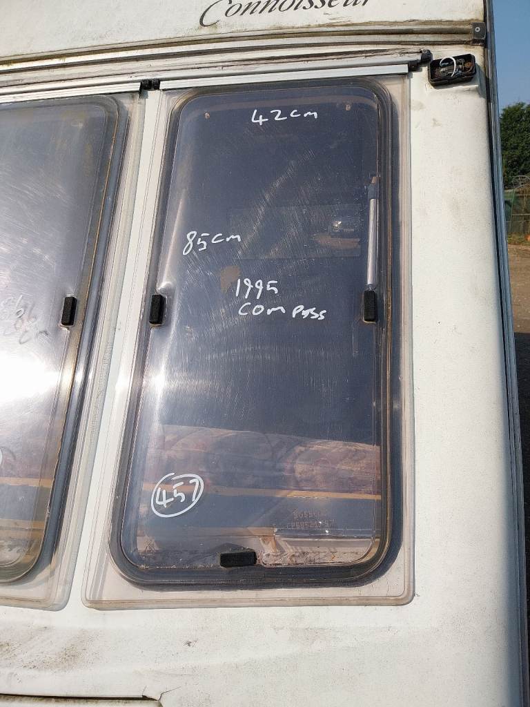95 compass caravan front nearside window 