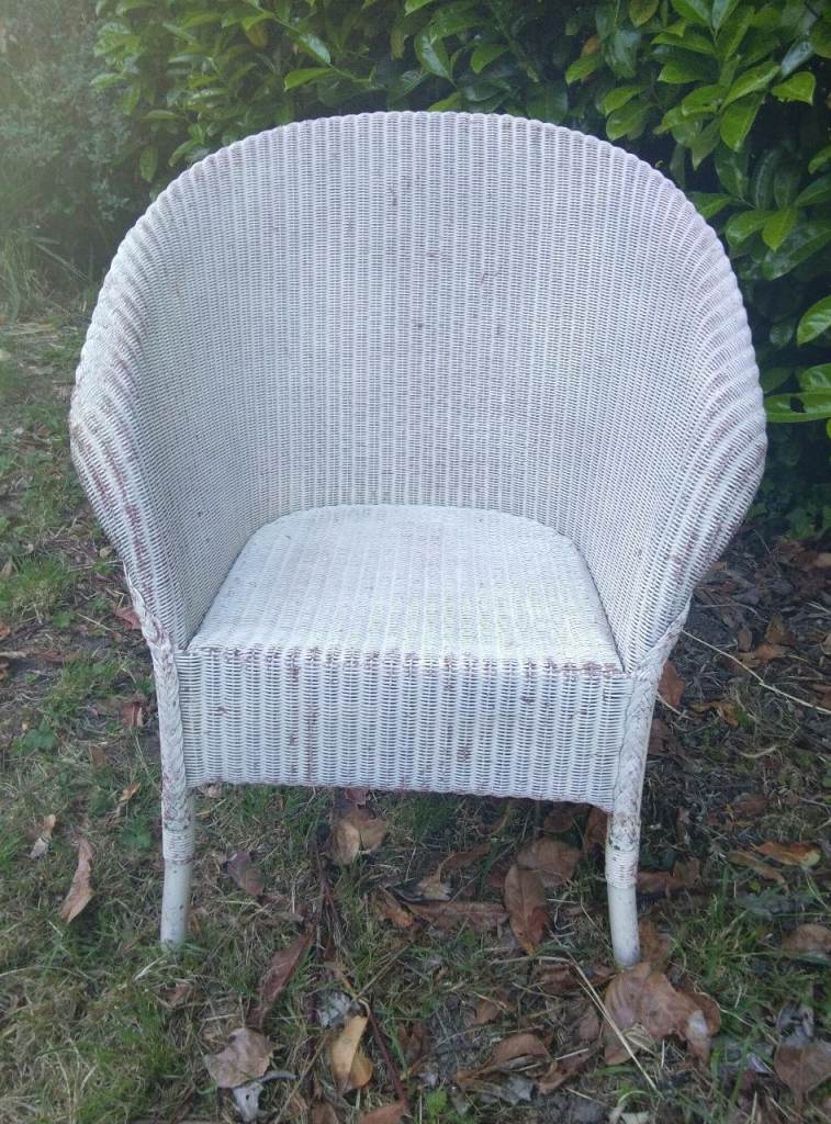 Rare Original 1940 Lloyd Loom Armchair.