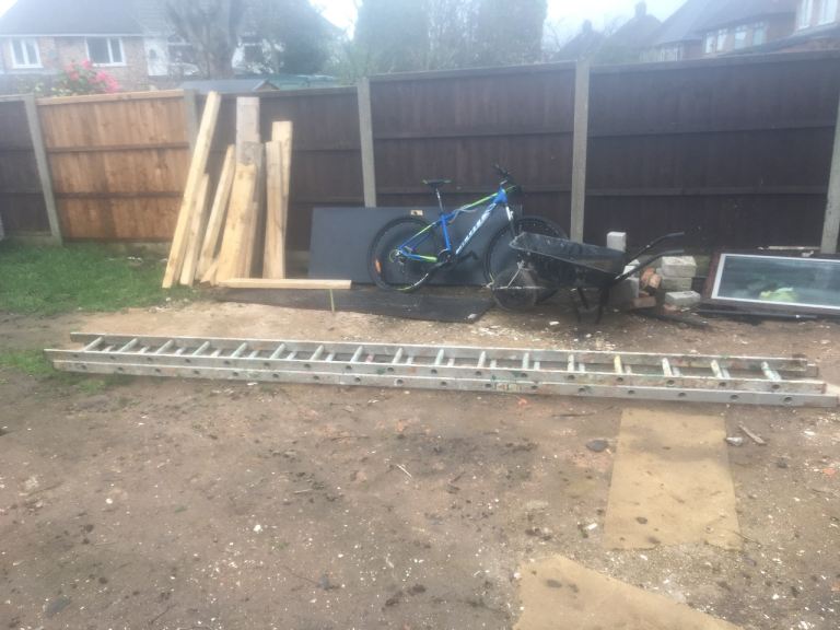 Set of solid ladders