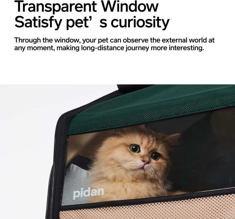 New pidan Cat/Dog Carrier Backpack comfortable no crowding portable and breathable