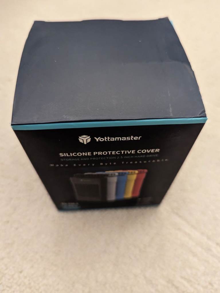 5 x Yottamaster 2.5 Inch Hard Drive Cases in Silicone for SSD Storage Case Protector Cover - new