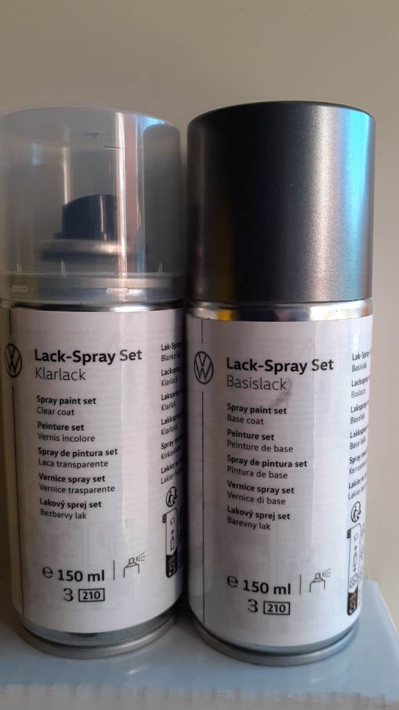 Genuine VW Indium Grey Metallic paint.