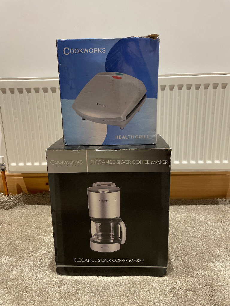 Cookworks coffee maker & health grill