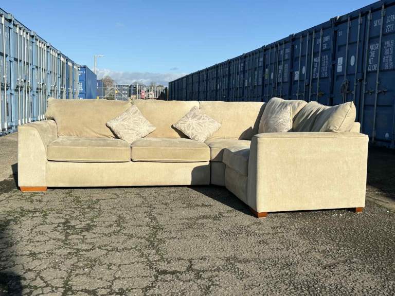 Large beige corner sofa DELIVERY AVAILABLE!