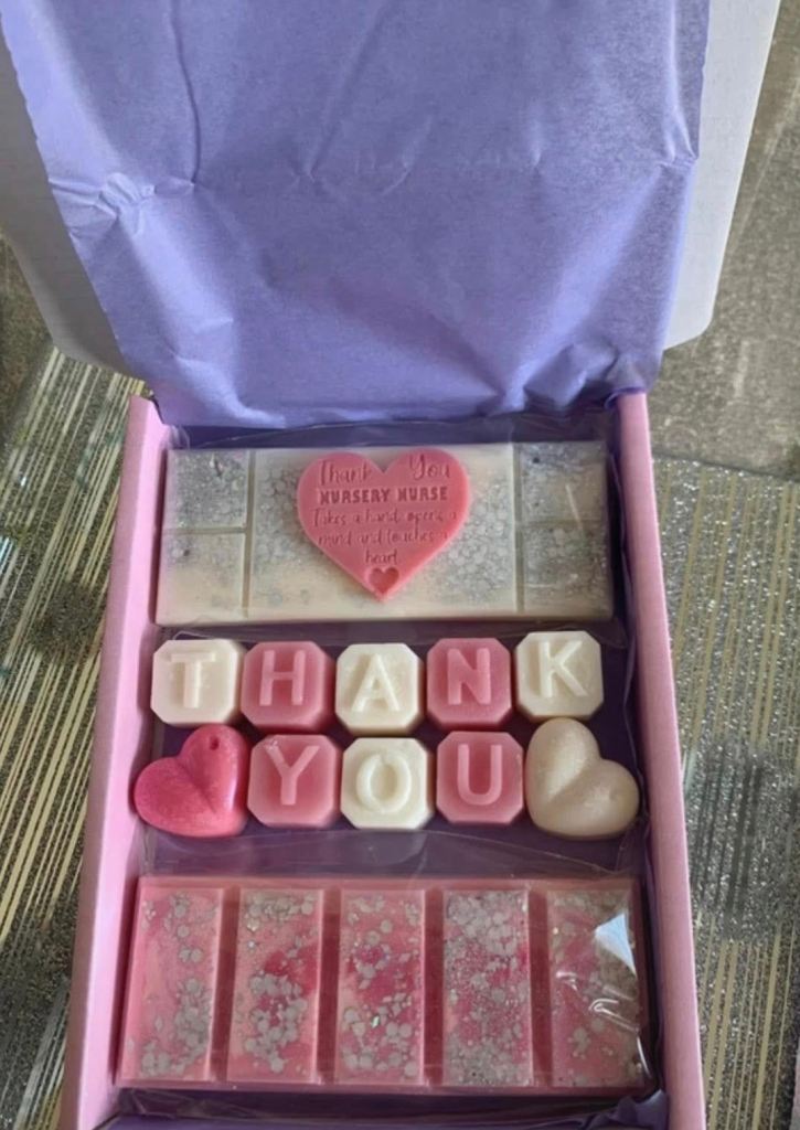 Thank You Teacher/Teaching Assistant/Nursery Nurse Wax Melt Set £8 Handmade By Me