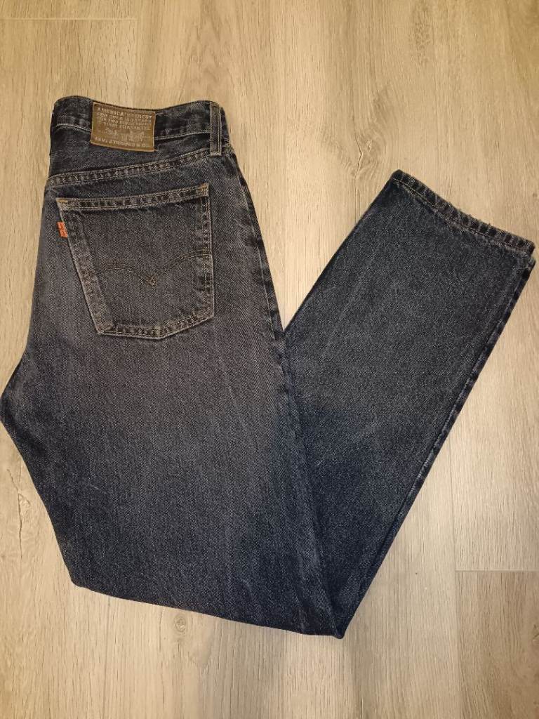 Levi’s 615 Vintage 90s Blue Distressed Made in UK Orange tab Size W36 L34