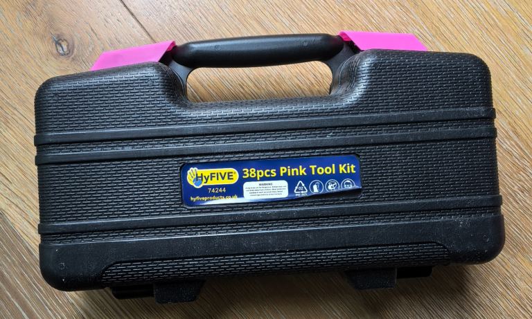 Pink toolbox 38 pcs 