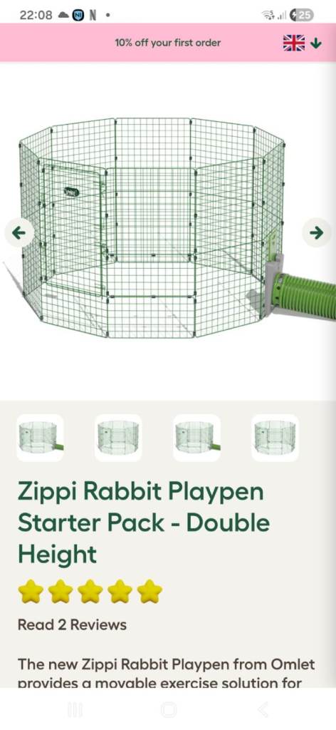 Omlet Rabbit Playpen 