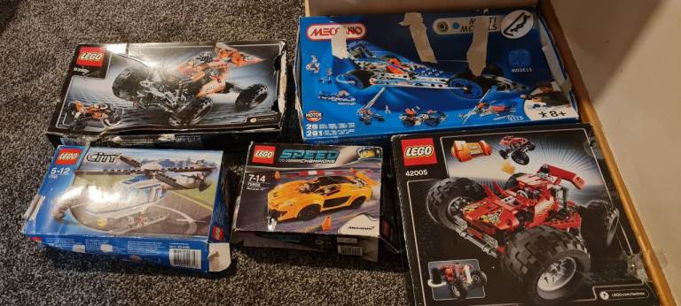 Lego and mecano sets not all complete 