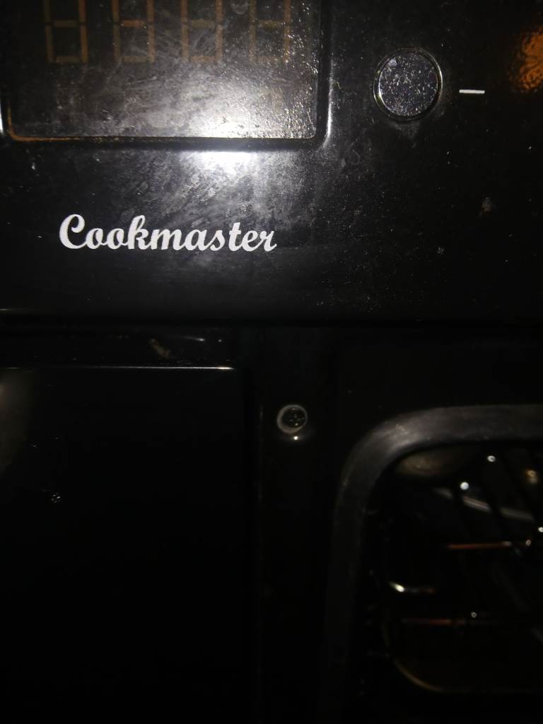 image for Black Cookmaster dual oven immaculate 