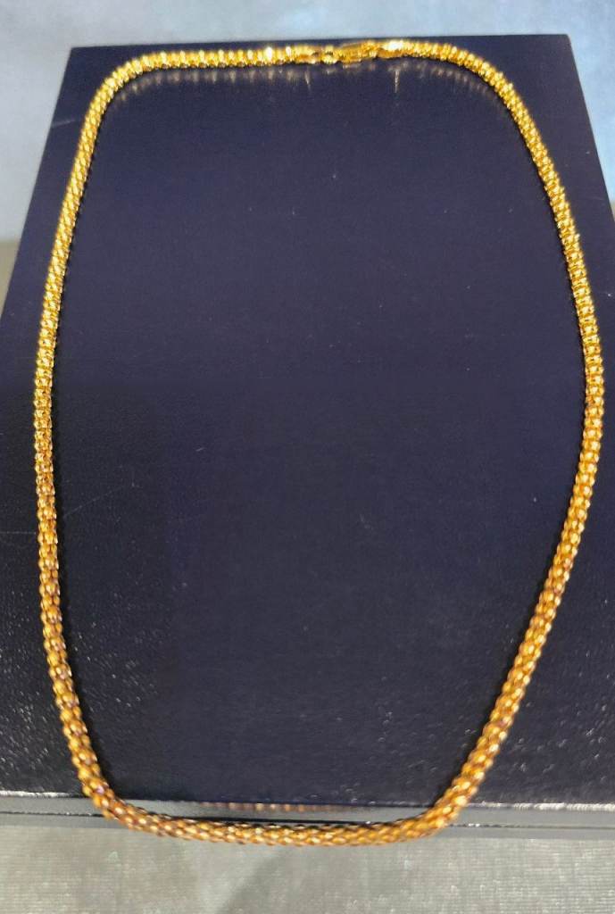 Stunning Statement Veronese Gold Vermeil Italian Necklace - See Details