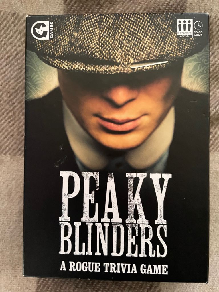 Peaky Blinders Rogue Trivia Game - Excellent Condition