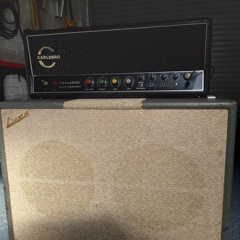 image for Rare Vintage Carlsbro Amp Head 
