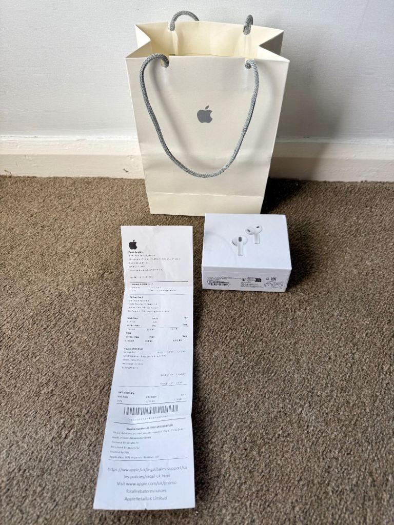 Apple Airpods Pro 3 Gen – Brand New, Sealed Box