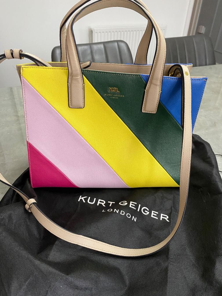 Kurt Geiger London Mini Shopper Bag – Multi-coloured Saffiano