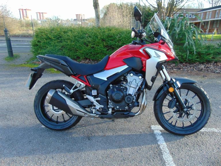 Honda CB500 XA-M 2021 Adventure Tourer low miles 838 from new 1 owner FSH A2 ok!