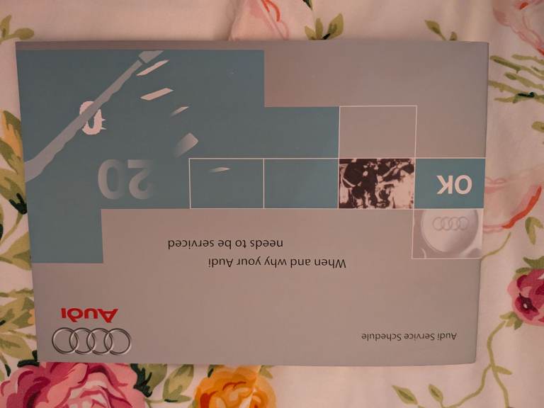 Blank Audi service book