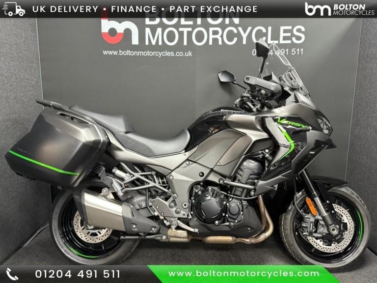 Kawasaki KLZ1100 Adventure Bike Grey 3 Miles