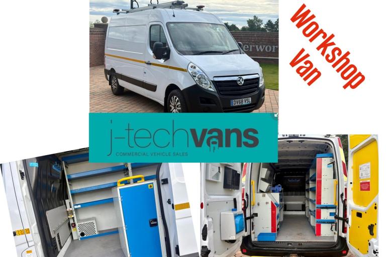 2018 Vauxhall Movano / Renault Master L2 Mwb Van *** Workshop / Utility Van *** PANEL VAN Diesel ...