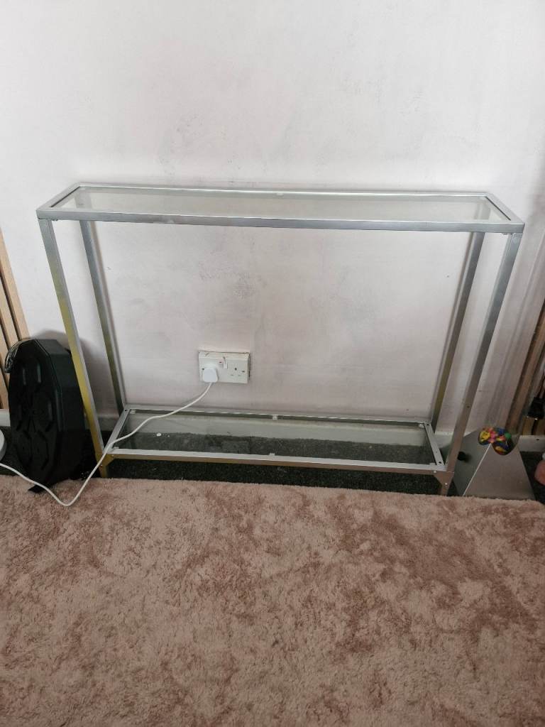 Glass and Metal Display Unit – Good Condition