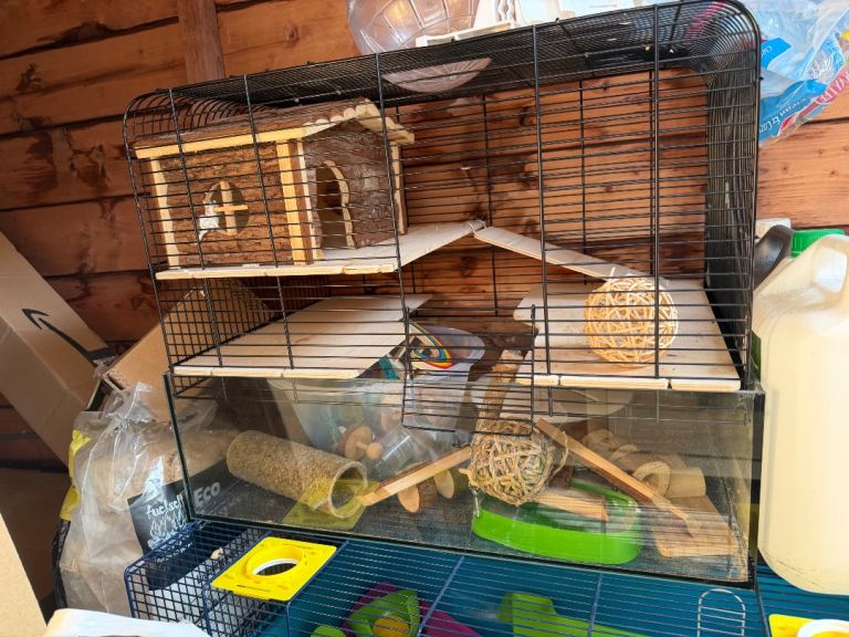 2 Hamster cages & lots of accessories 