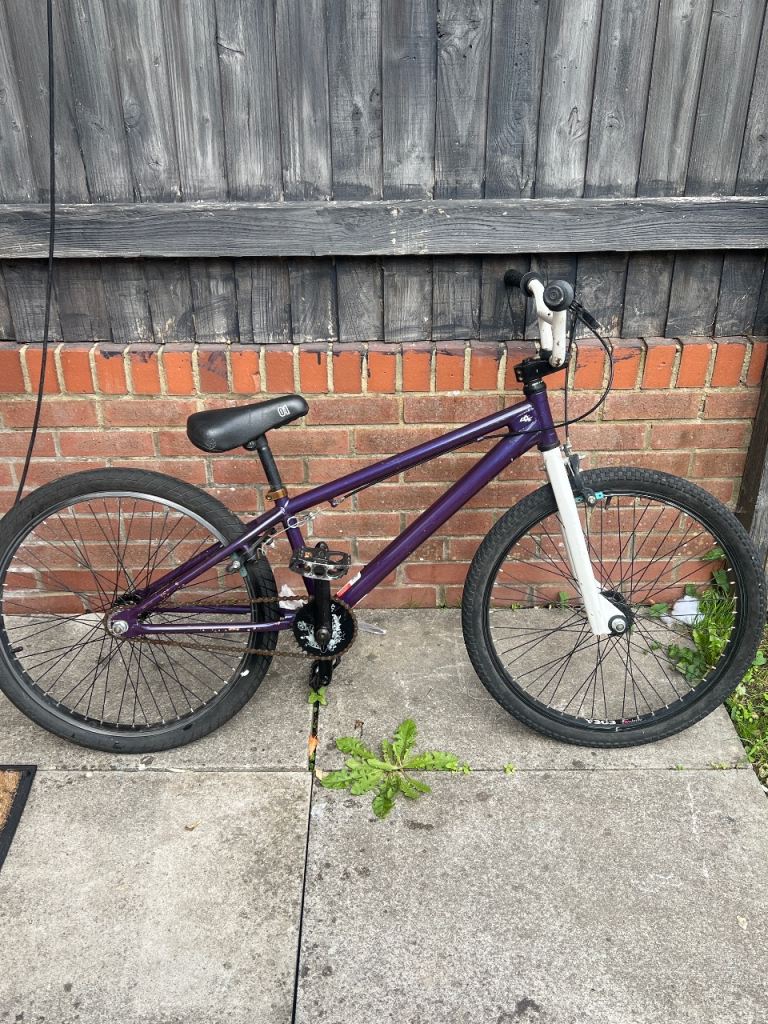 BMX bike purple 