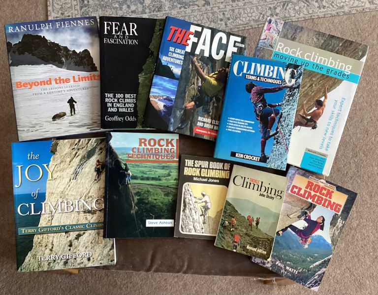 Collection of Rock Climbing Books – Good Condition Qty 10