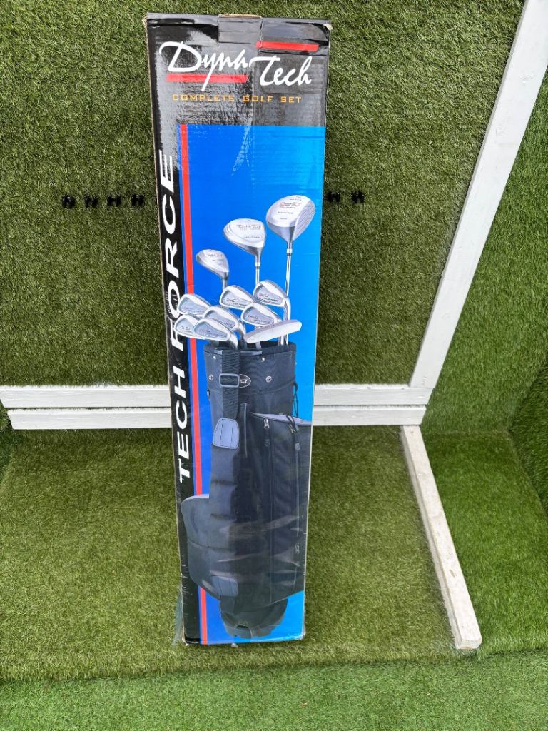 Dyna-Tech Tech Force Full Golf Set, Driver, 3 Wood, Hybrid, Bag New Boxed UK delivery available 
