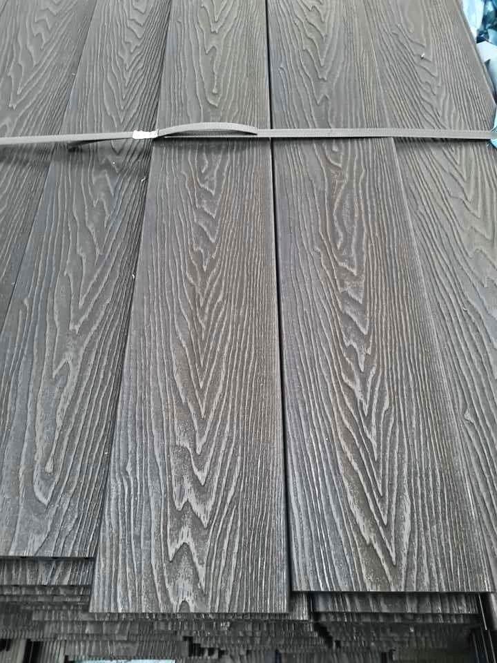 Dark Grey Composite Decking Boards - Weather Resistant, Eco-Friendly - Available in 2.4m, 3.6m, 4.8m
