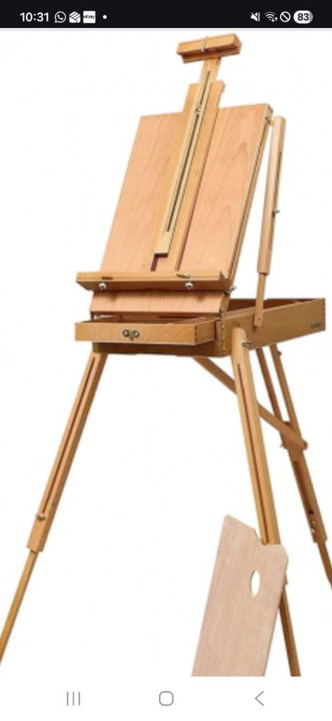 Artists Easel, High Quality Plein Air French box easel