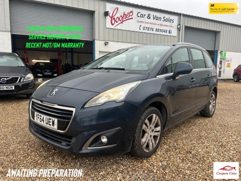 2014 Peugeot 5008 1.6 HDi Active 5dr MPV Diesel Manual