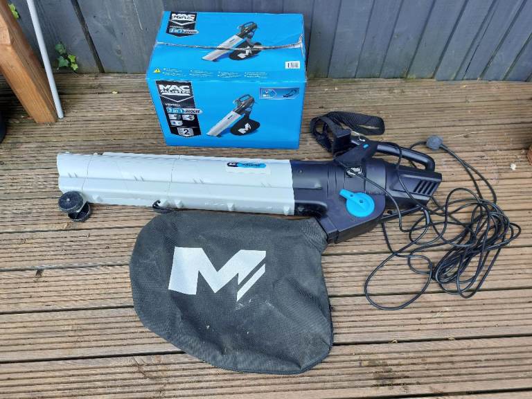 image for MacAllister MBV2800 - Leaf Blower, Leaf Vacuum, Leaf Shredder - Corded electric