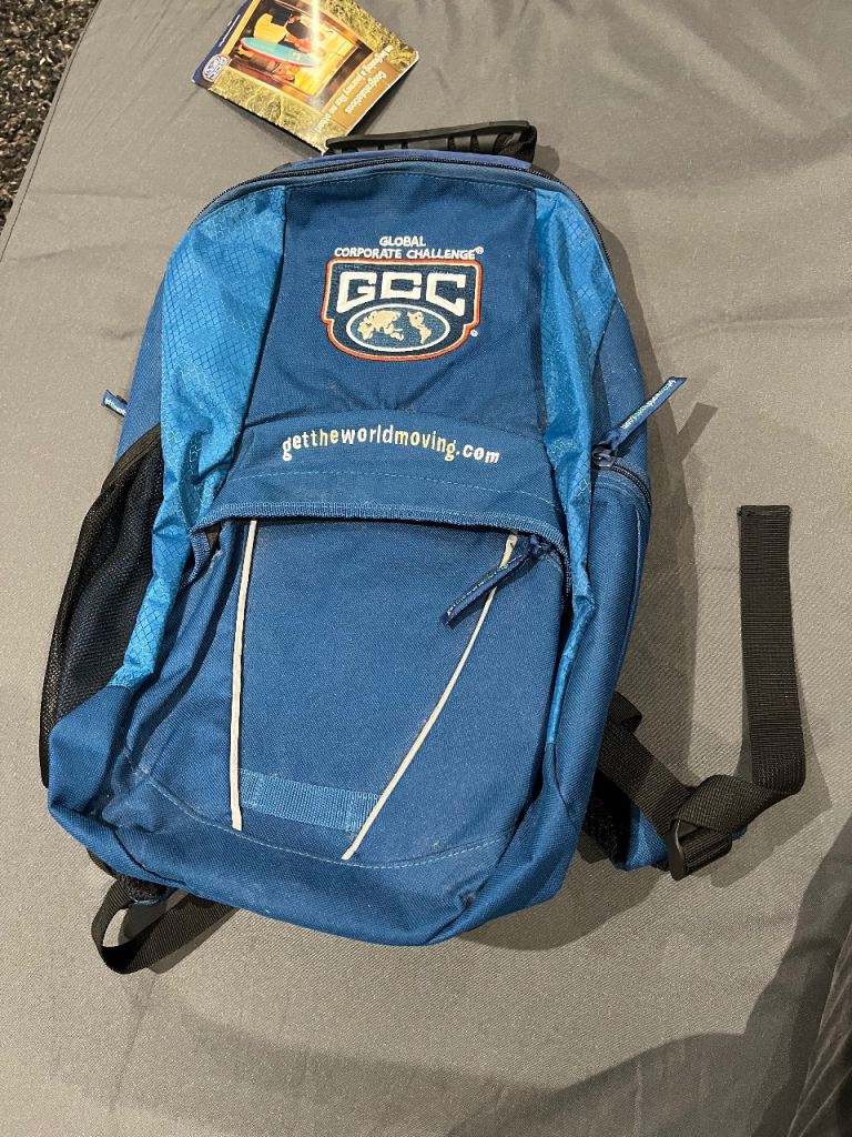 Blue backpack rucksack 