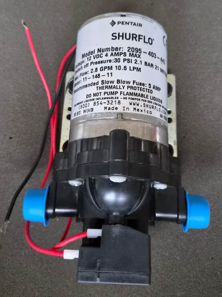PENTAIR SHURFLO 12v AUTOMATIC DEMAND WATER PUMP