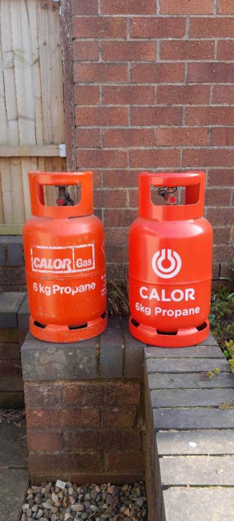 Propane gas bottles 