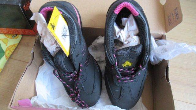 New Black & Pink Kids' Shoes – Unworn with Tags