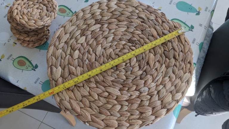 image for Wicker placemats and coasters x8