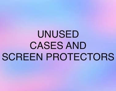 £3 EACH Unused cases and screen protectors