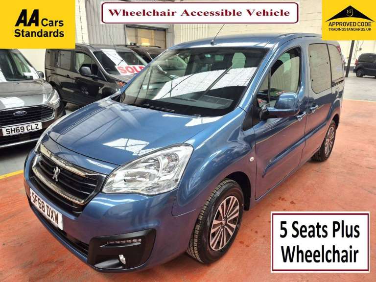 Peugeot Partner WHEELCHAIR ACCESSIBLE HORIZON RS BLUE HDI S/S Diesel