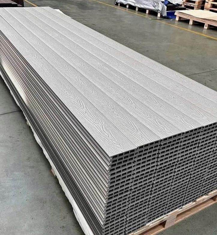 Mould-Resistant, Easy to Install Anti-Slip, | Light Composite 4.8m decking Grey