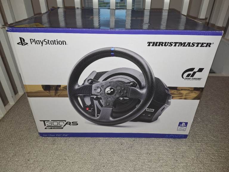 image for Playstation Thrustmaster T300RS steering wheel and pedals
